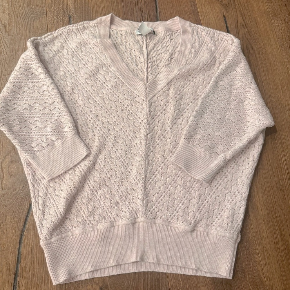 Women's Light Pink Sweater - Picture 2 of 8
